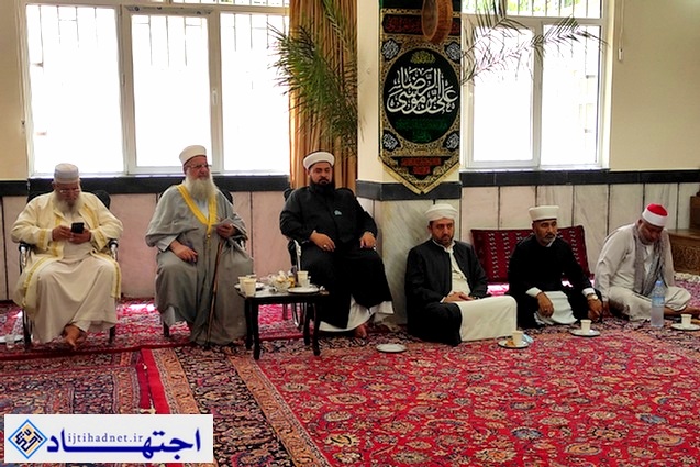 لقاء عدد من علماء أهل السنة العراقيين بآية الله أشرفي الشاهرودي