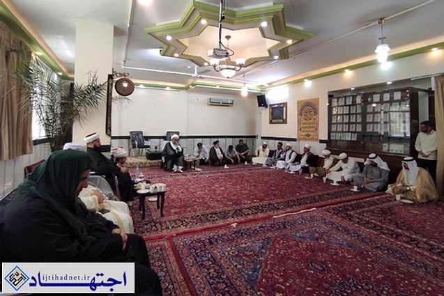 لقاء عدد من علماء أهل السنة العراقيين بآية الله أشرفي الشاهرودي