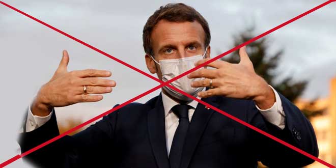 إساءة الرئيس الفرنسي للرسول الأكرم