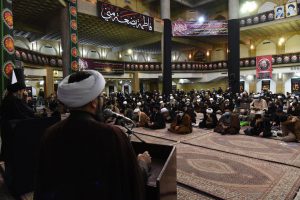 مجلس عزاء بمناسبة استشهاد السيدة فاطمة الزهراء - مدرسة الإمام الخوئي في مشهد المقدسة