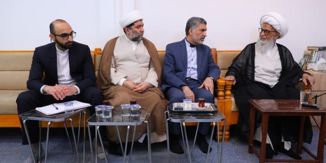 المرجع النجفي: الانتصارات التي حققتها الجمهورية الإسلامية في دفاعها العادل مدعاة فخرٍ وعزّة