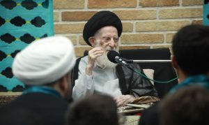 المرجع الزنجاني يستقبل وفد المواهب القرآنية في مدينة قم