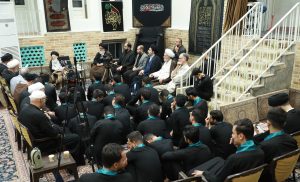 المرجع الزنجاني يستقبل وفد المواهب القرآنية في مدينة قم