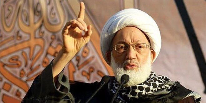 معتبرا تهديد ترامب جهلٌ وسفاهة / آية الله قاسم: التعرّض للإمام الخامنئي إهانة للأمة بأسرها