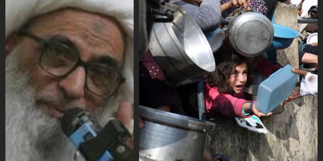 المرجع النجفي يدعو العالم للتحرك الفوري لإغاثة أهالي غزة