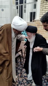 آية الله أشرفي الشاهرودي يلتقي المراجع العظام السبحاني، وجوادي الآملي، وشبيري الزنجاني