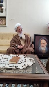 آية الله أشرفي الشاهرودي يلتقي المراجع العظام السبحاني، وجوادي الآملي، وشبيري الزنجاني