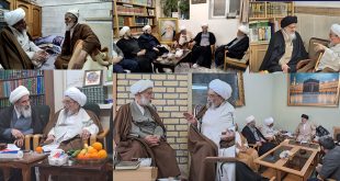 آية الله أشرفي الشاهرودي يزور عدداً من علماء وأساتذة الحوزة العلمية في قم المقدسة