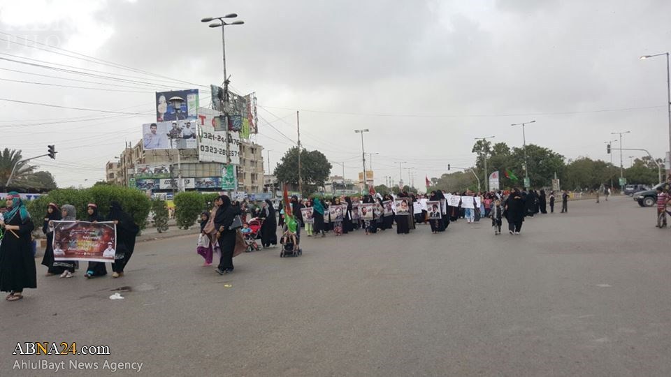 مسيرات تضامنية مع العلامة جعفري في كراتشي