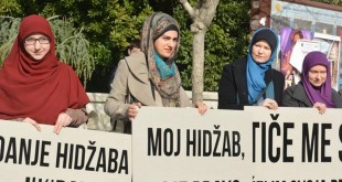 مظاهرات في البوسنة ضد حظر الحجاب داخل المحاكم