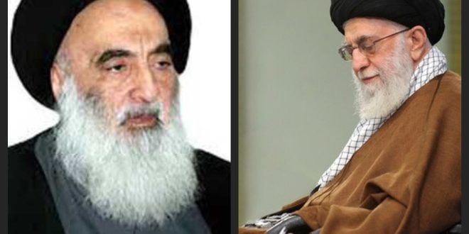 بيان تعزية الإمام الخامنئي في وفاة عقيلة سماحة آية الله السيد السيستاني