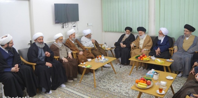 على نهج التقاليد الحوزوية العريقة؛ تقرير مصور حول زيارة آية الله أشرفي الشاهرودي إلى قم المقدسة